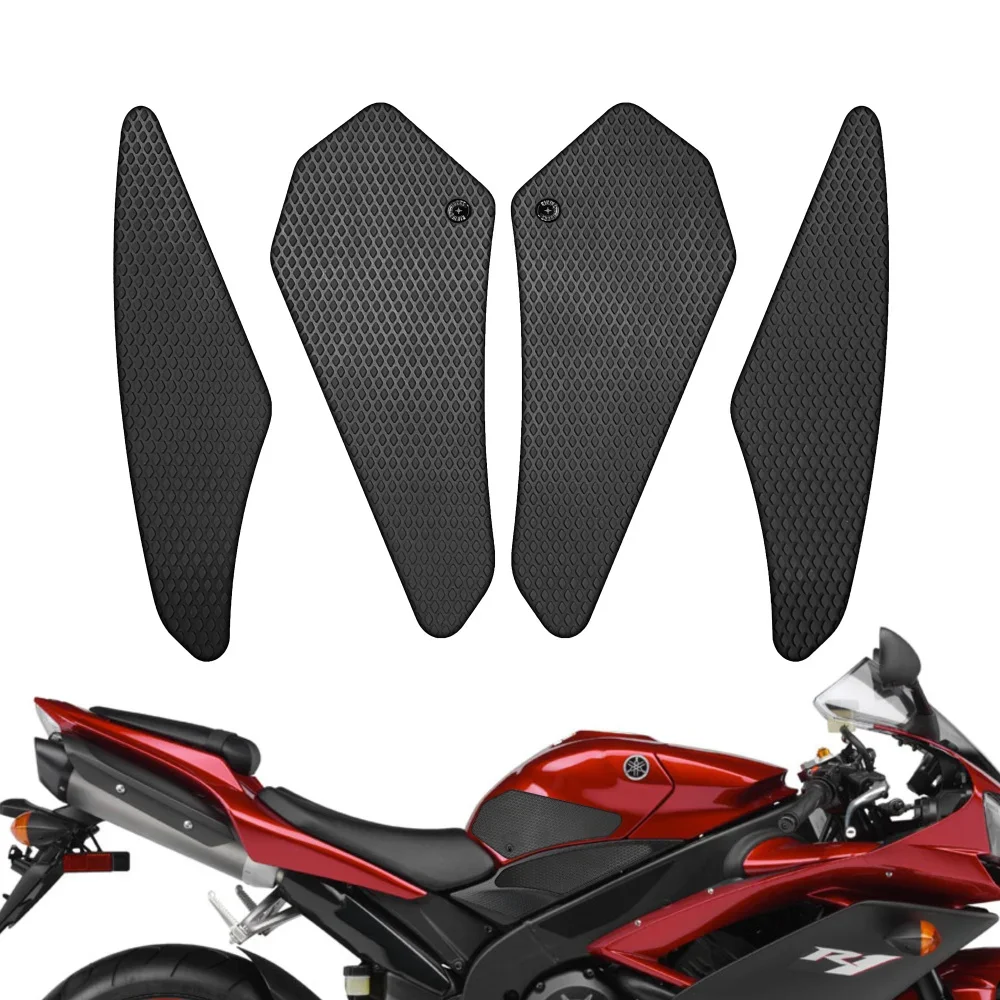 Tapis de Traction antidérapant pour réservoir de moto, protecteur de poignée au genou, pour Yamaha YZF R1 2007 2008