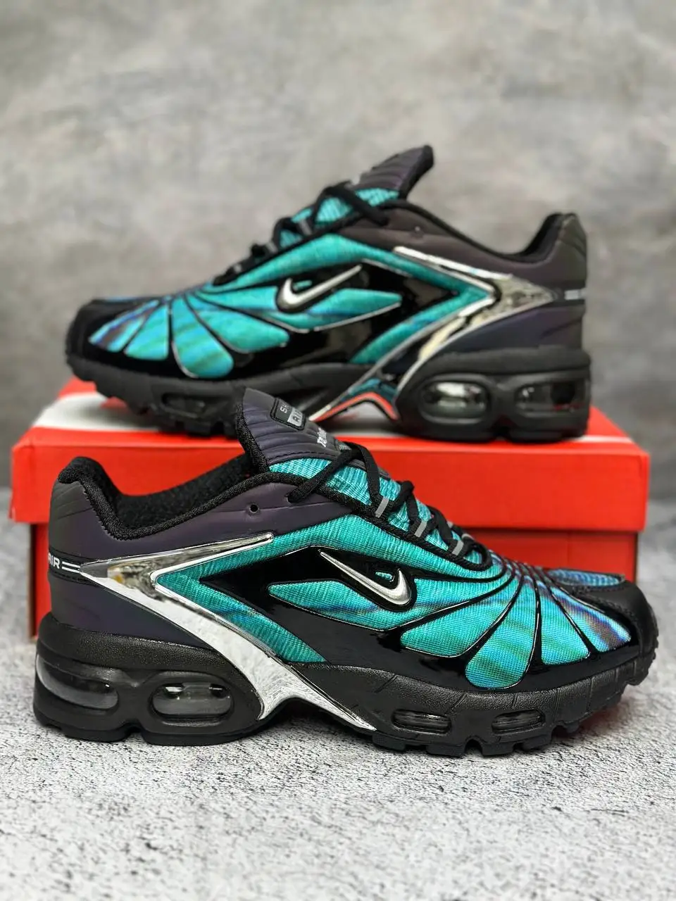 Male Nike Skepta x Air Max Tailwind 5 masculine sneakers of male