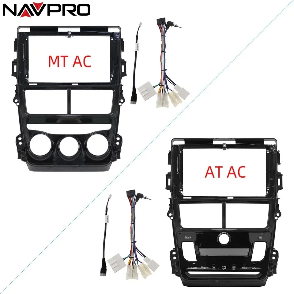 For TOYOTA YARIS Frame/Fascia and connecting cables for multimedia installation 9 