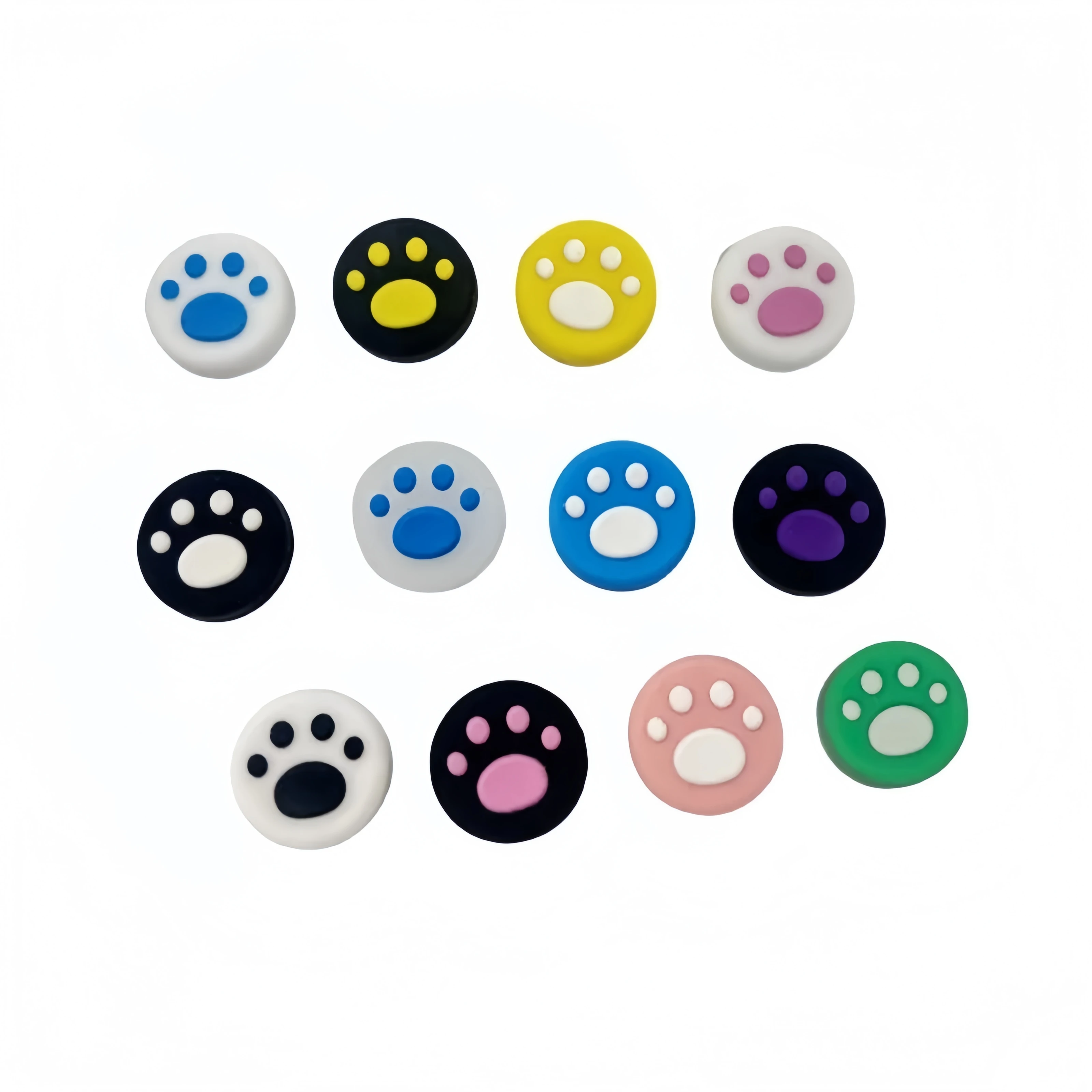 4pcs Soft Silicone Thumb Stick Grips Cap For R36S /R36XX/R36PLUS/R36H.Retro Handheld Console Cover Protect