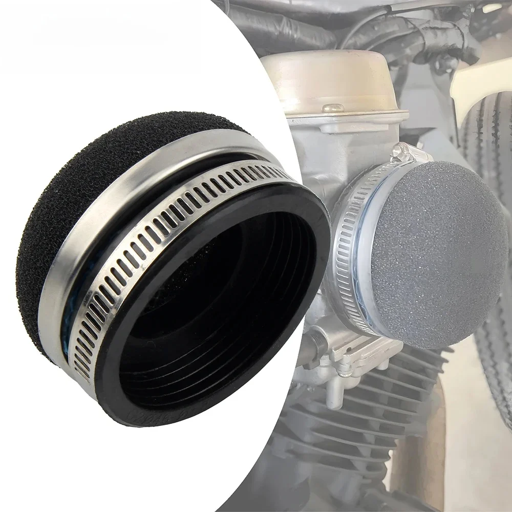 AliExpress PowerMotor 28/32/35/38/42/45/50/54/58MM Motorcycle Stright Air Filter Cleaner For 2 Stroke Engine Pocket Bike Mini Moto Scooter Motocross