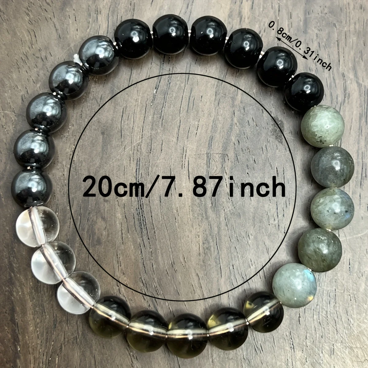 1pc/Grounding and Protection Bracelet Healing Jewelry Stones Beaded Jewelry Gift