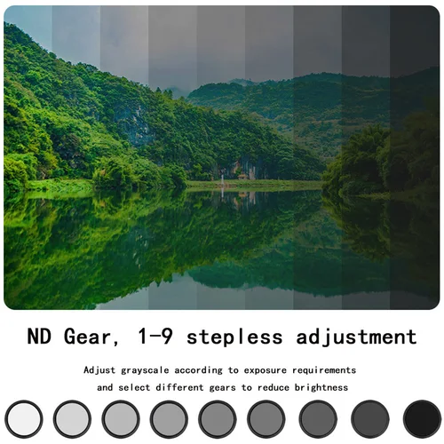 Imagen 2 del producto Filtro CPL polarizador MYOBO, filtro ND variable (ND2-400) para filtros de lente de cámara - 37 40,5 43 46 49 52 55 58 62 67 72 77 82 mm