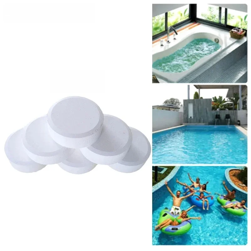 Bouteille de 50 tablettes pour livres de piscine, combo de brome, nettoyant pour spa, fournitures pour livres ménagers