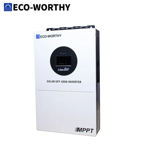 ECO-WORTHY 6KW Solar Inverter 48V DC-120V/240V AC Split Phase Off-Grid