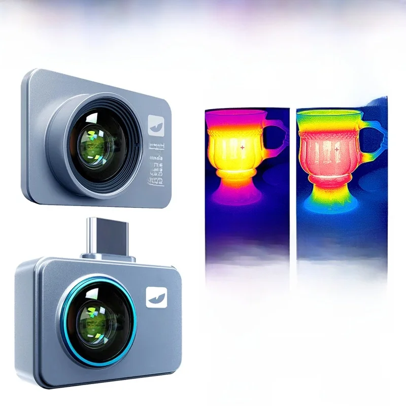 P2pro Macro Lens Thermal Imaging Camera Imager for Phone Tools 256×192 Infrared Image Thermovision Thermography