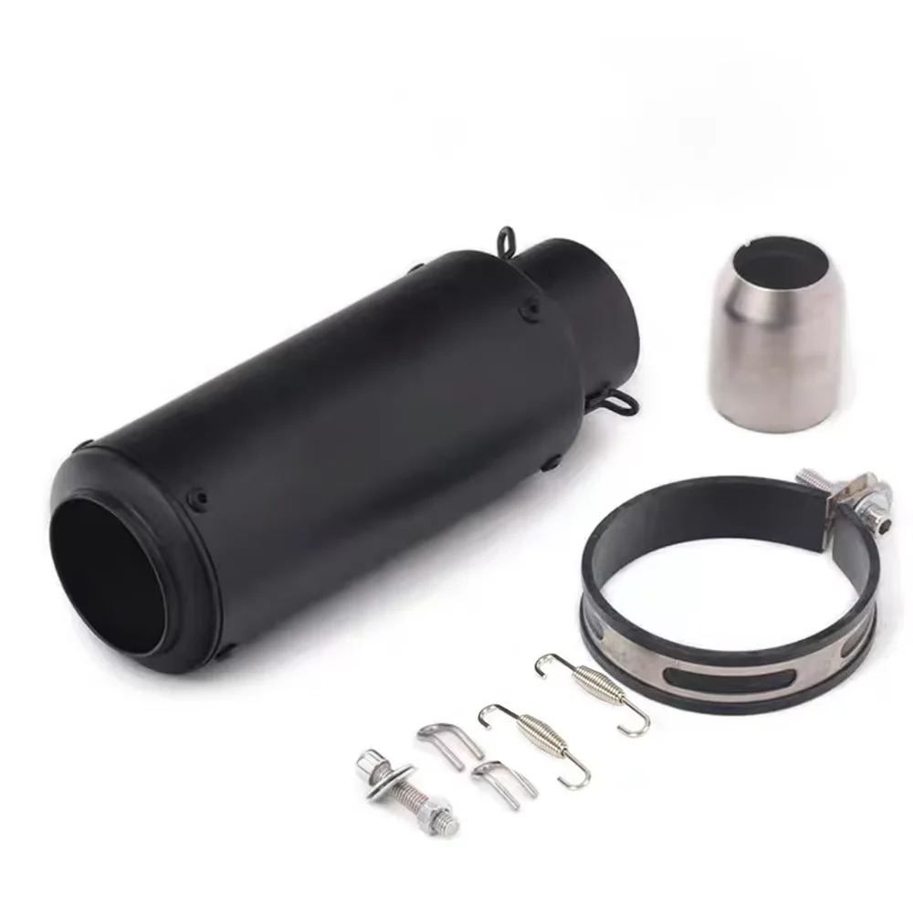 Универсальная выхлопная труба мотоцикла 51 мм, прямая выхлопная труба, подходит для Yamaha Honda Racing Motorcycle GP Project Универсальная выхлопная труба мотоцикла 51 мм, прямая выхлопная труба, подходит для Yamaha Honda Racing Motorcycle GP Project