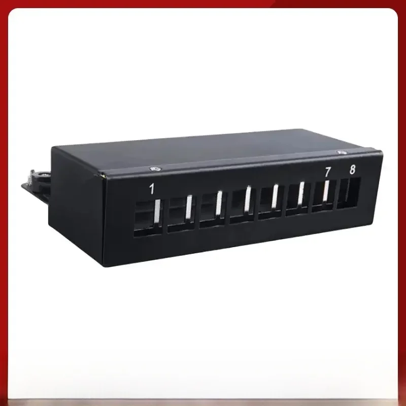 RJ45 8 12 Port puste puste Panel krosowy gniazda gniazdo Keystone do montażu ściennego ramka rozdzielcza dla modułów RJ 45 UTP STP — zdjęcie 2