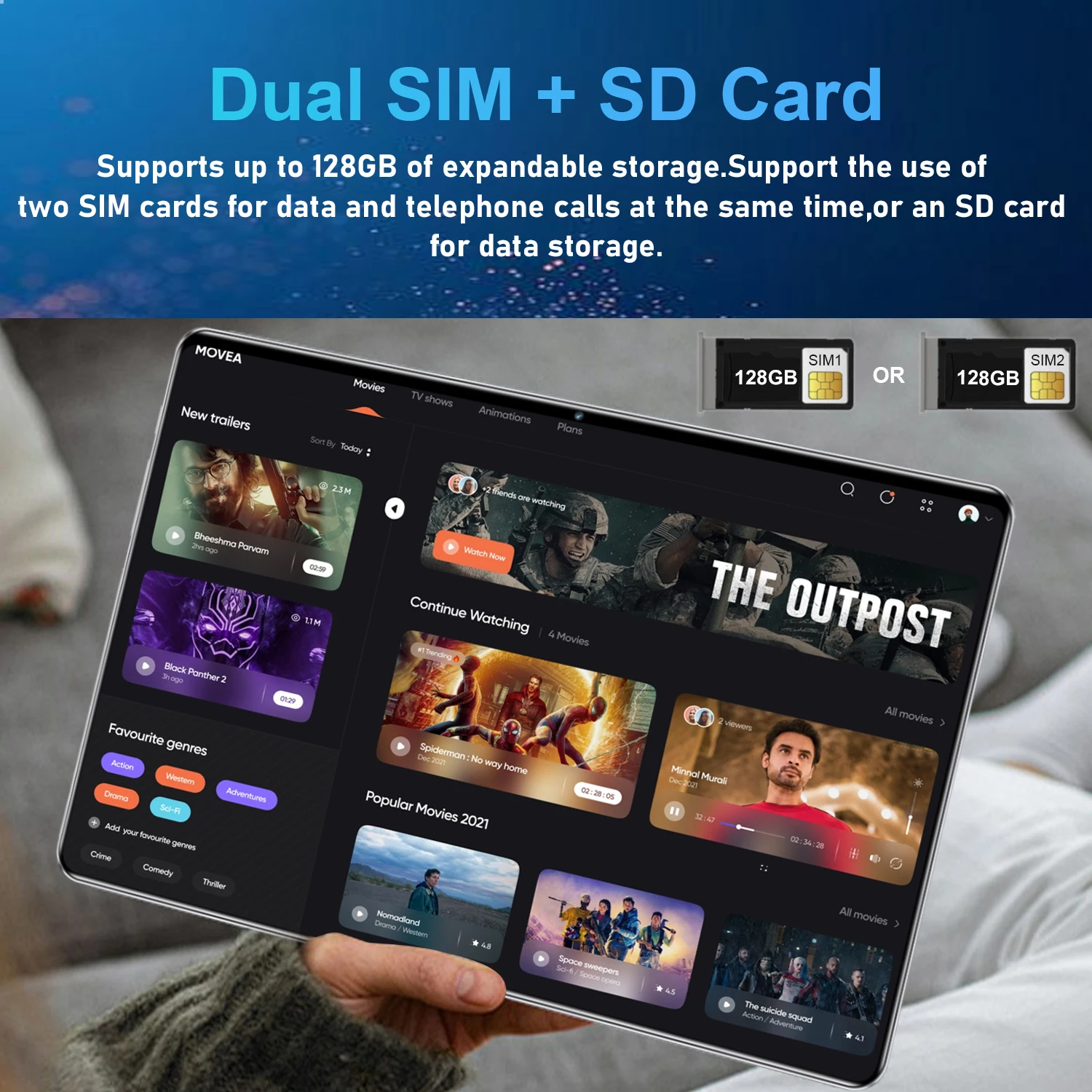 2026 10.36Inch Tablet Android 16GB RAM 1TB ROM 16MP 32MP Android 13.0 20000mAh 14 Core 5G Dual SIM Bluetooth WiFi GPS Global Version