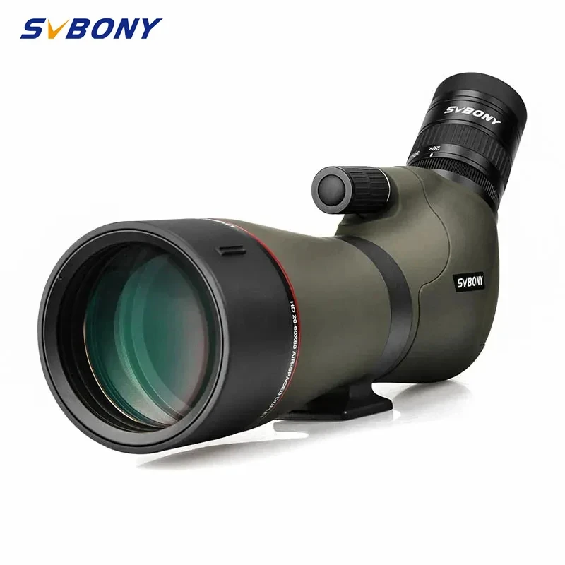 

Svbony SV46 80mm Spotting Scope 20-60x Zoom Telescope Photography Suit Filled With Nitrogen Waterproof Photographing Birds