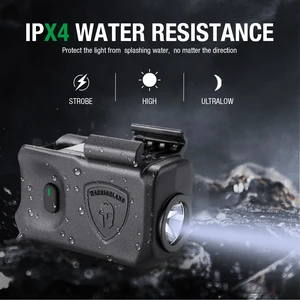 مصباح بندقية صغير مصمم خصيصا ، مصباح يدوي مسدس ، موديلات مختلفة ، جلوك 42 ، 44 ، 48 ، G2C ، G19 ، Hellcat P365 ، 150 لومن أفضل 8 مصباح يدوي G2C مبيعات - رقم 7