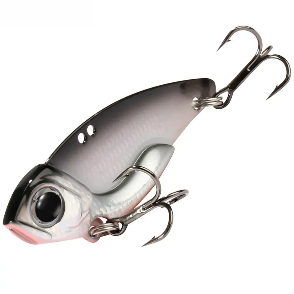 Metall Jig VIB Köder 7g 10g 15g Löffel Spinner Farbe Spinning Angelgerät Drillinge Swimbait Pesca köder Spinnerbait VIBRATION
