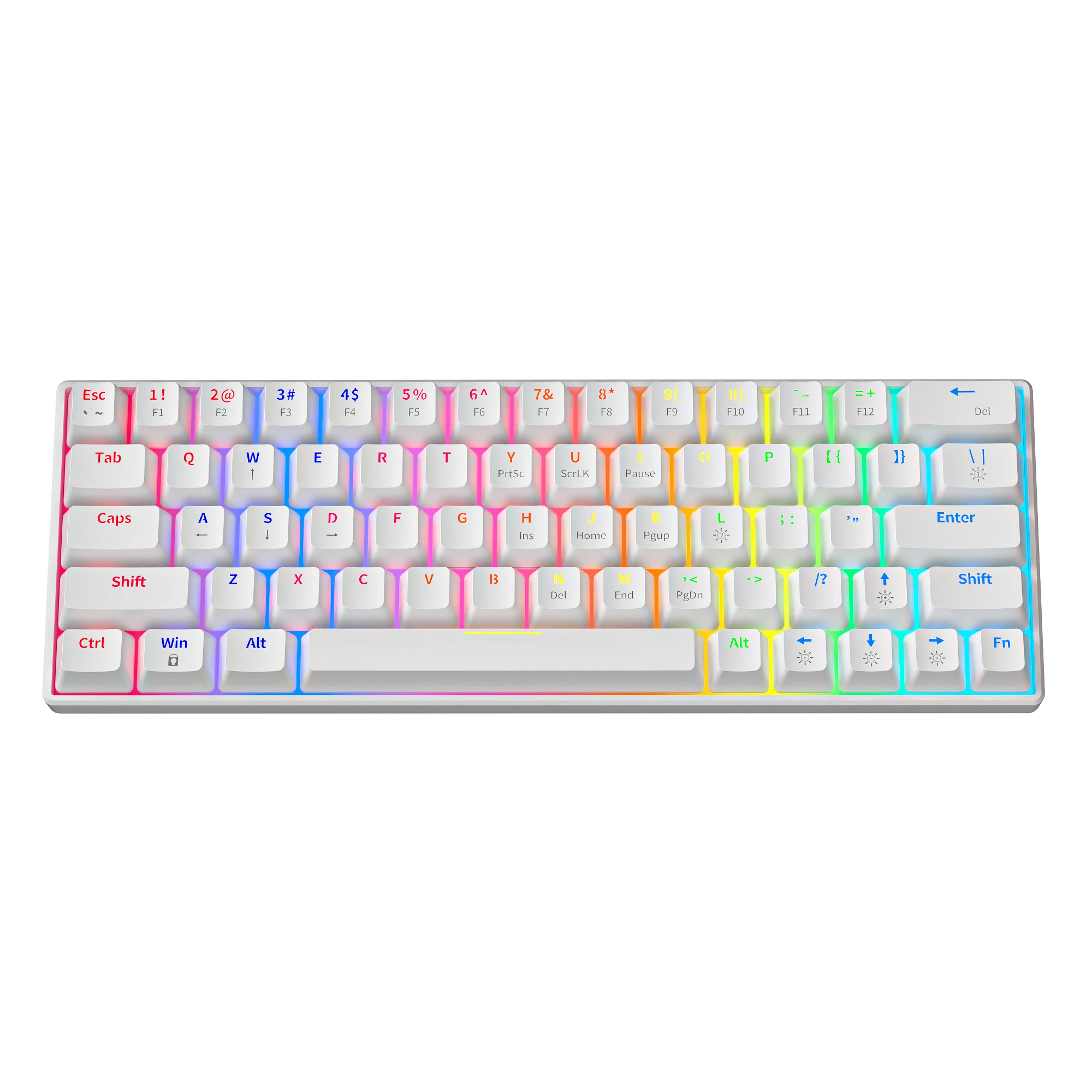 Ka6406 Mechanical Keyboard Mixed Light Rgb Supports Full Key No Punch