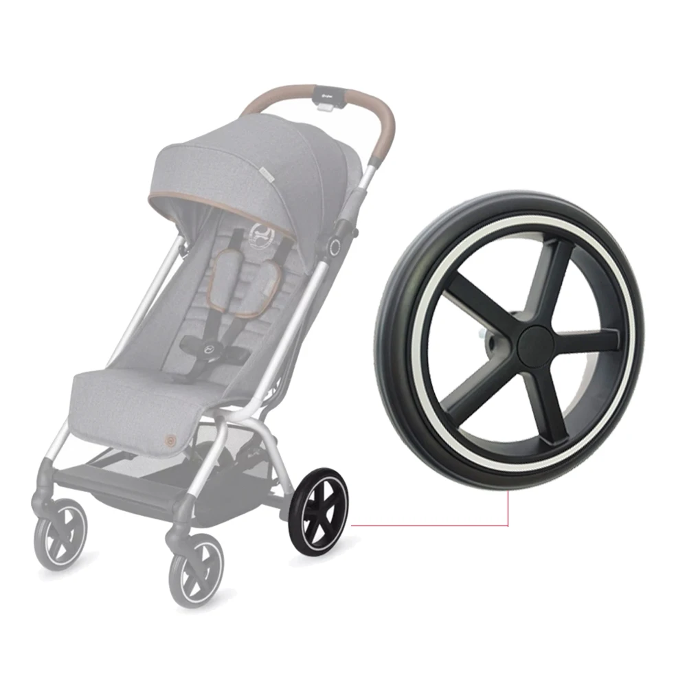 Stroller Rear Wheel For Cybex Eezy S+2 Or Eezy S Twist +2 Back One With Tire Frame Axle Direct Replace Baby Buggy Accesories