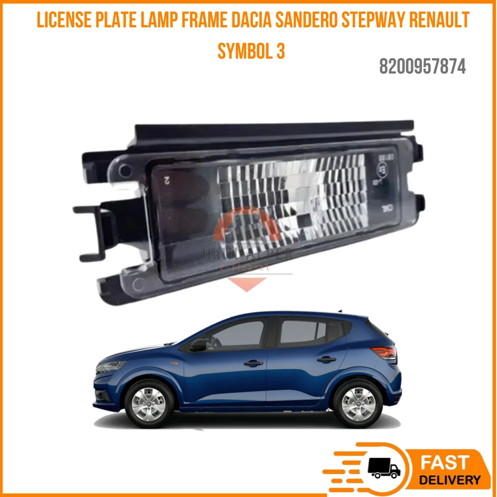 

For 8200957874 license plate lamp frame Dacia Sandero Stepway Renault symbol 3 high quality fast shipping from Turkey