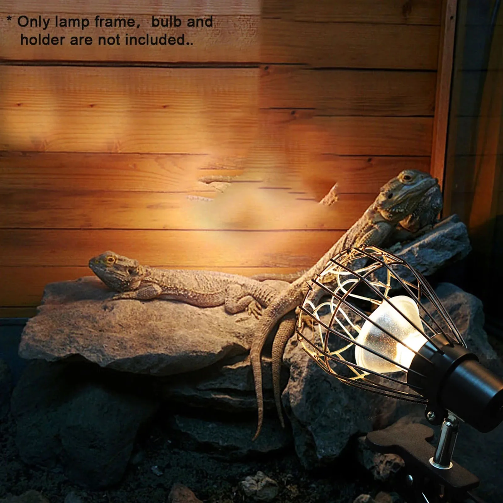 Reptile Heating Anti Scald Lampshade Heating Lamp Heater Guard for Light Bulb Pets Cage Bird Amphibians Supplies