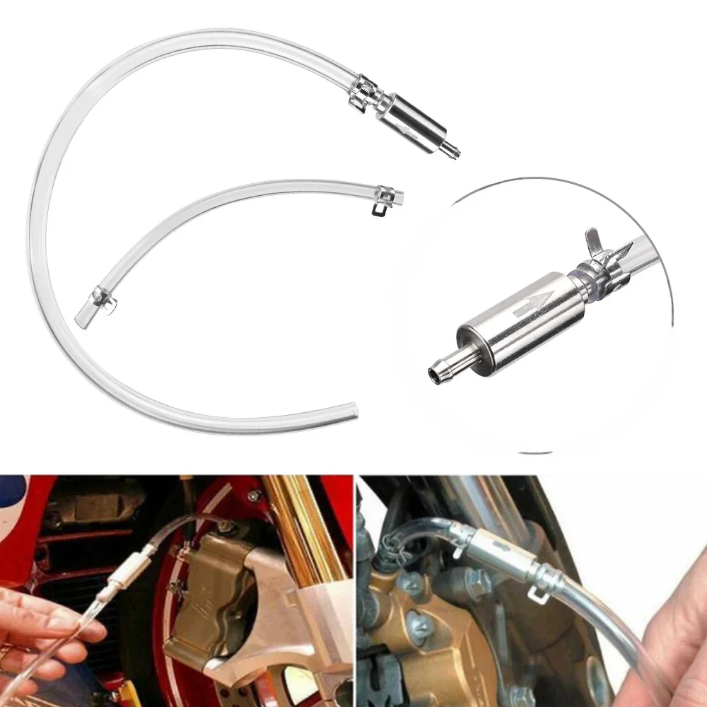 AliExpress Car Motorcycle Brake Bleeding Oil Change Pump Tool Bleeder Fluid Hose Hydraulic Clutch Valve Tube Set Pit Dirt Bike Accessories