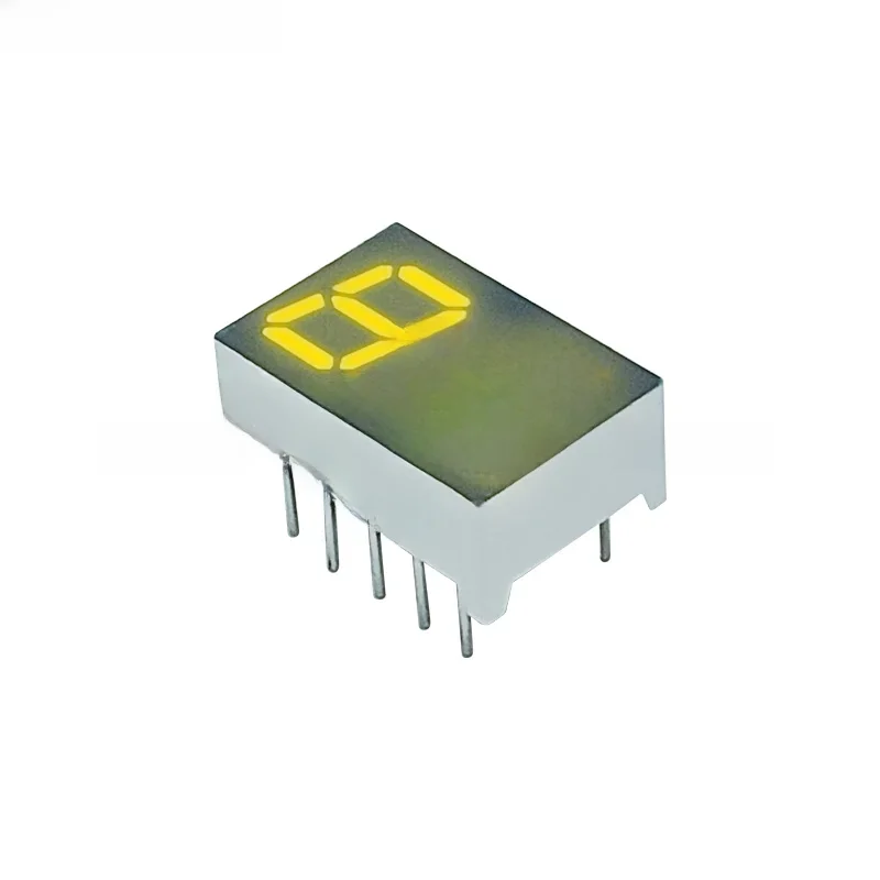 10szt 0.28 Inch 10Pins 2281AY 2281BY 2 Digits Bits 7 Segment Yellow LED Digital Display Digitron Common Anode Cathode C-C C-A — zdjęcie 2
