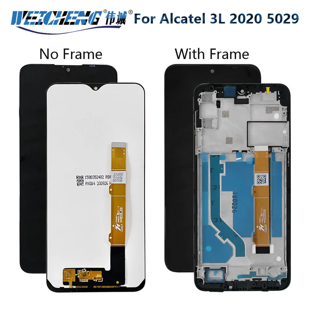 

Full LCD With Frame For Alcatel 3L 2020 OT5029 5029D 5029Y 5029U 5029 LCD Display Touch Screen Digitizer Glass Assembly