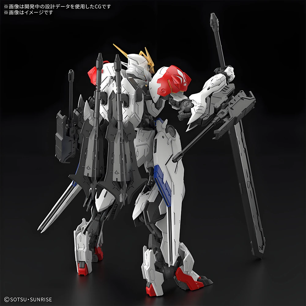 BANDAI Original GUNDAM modelo de ensamblaje MG 1/100 ASW-G-08 GUNDAM BARBATOS figuras de personajes de Anime ensamblar juguetes de modelos regalos