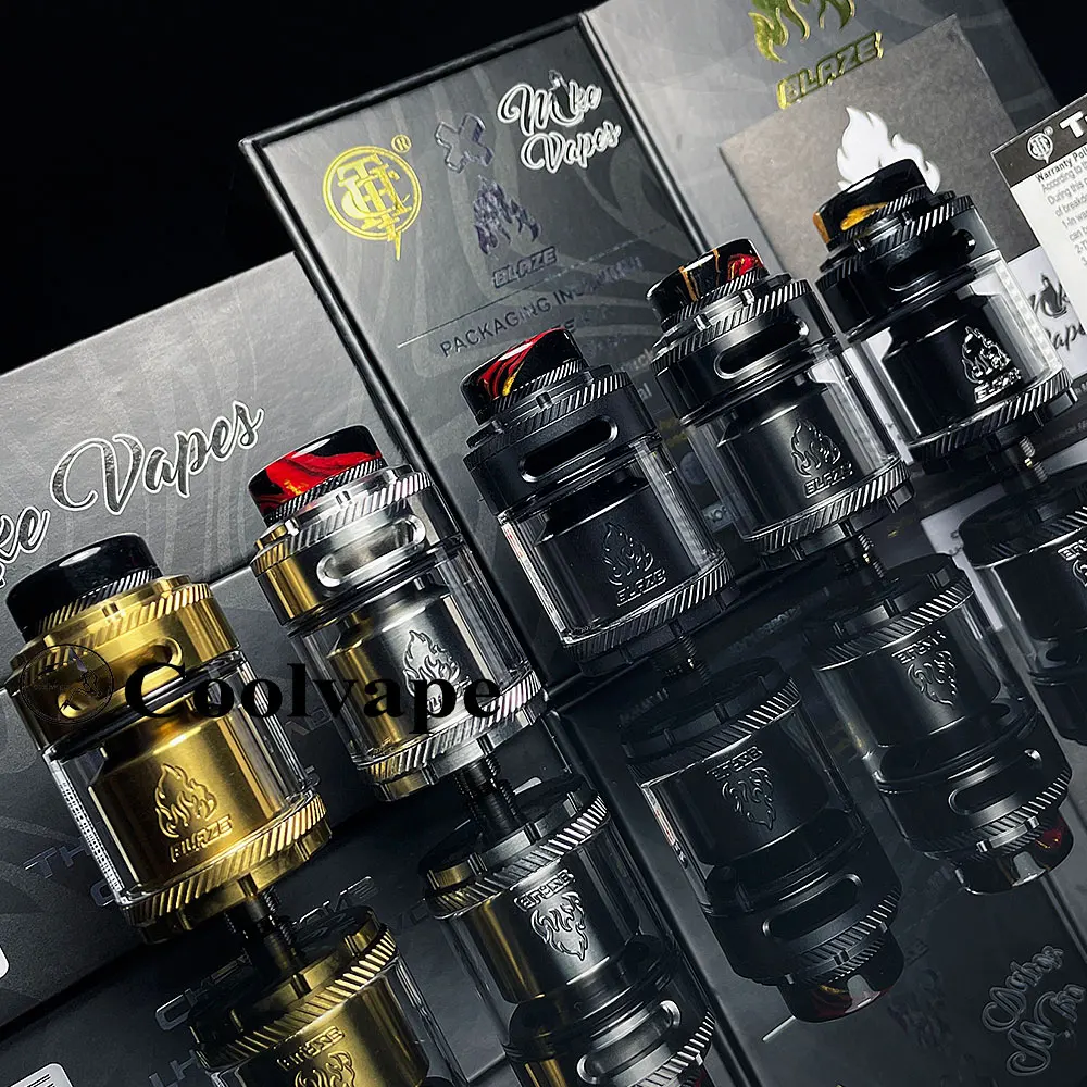 أصيلة البخاخة الحريق هيئة الطرق والمواصلات ThunderHead الإبداعات و مايك Vapes الحريق هيئة الطرق والمواصلات إعادة البناء خزان رذاذ بخاخ 2 مللي/5.5 مللي 26 مللي متر Atomi