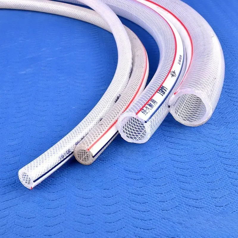 1M/3M/5M siatki pcv z tworzywa sztucznego węże pompa wody rury 8/10/19/25mm wewnętrzna Dia roślina ogrodowa rura nawadniająca przeciw zamarzaniu elastyczna rura — zdjęcie 2