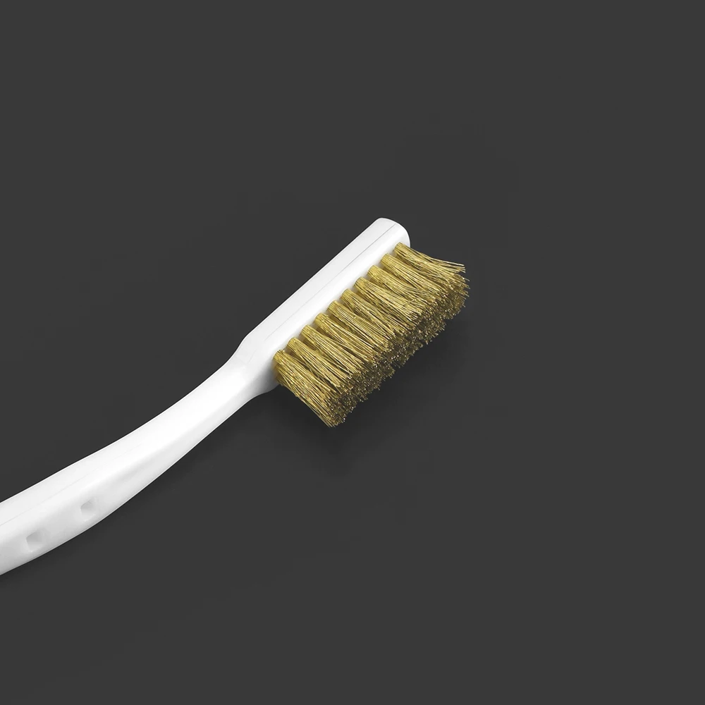 3D Printer Cleaner Tool Copper Wire Toothbrush Copper Brush Handle For Nozzle Heater Block Hotend Cleaning Hot Bed Parts