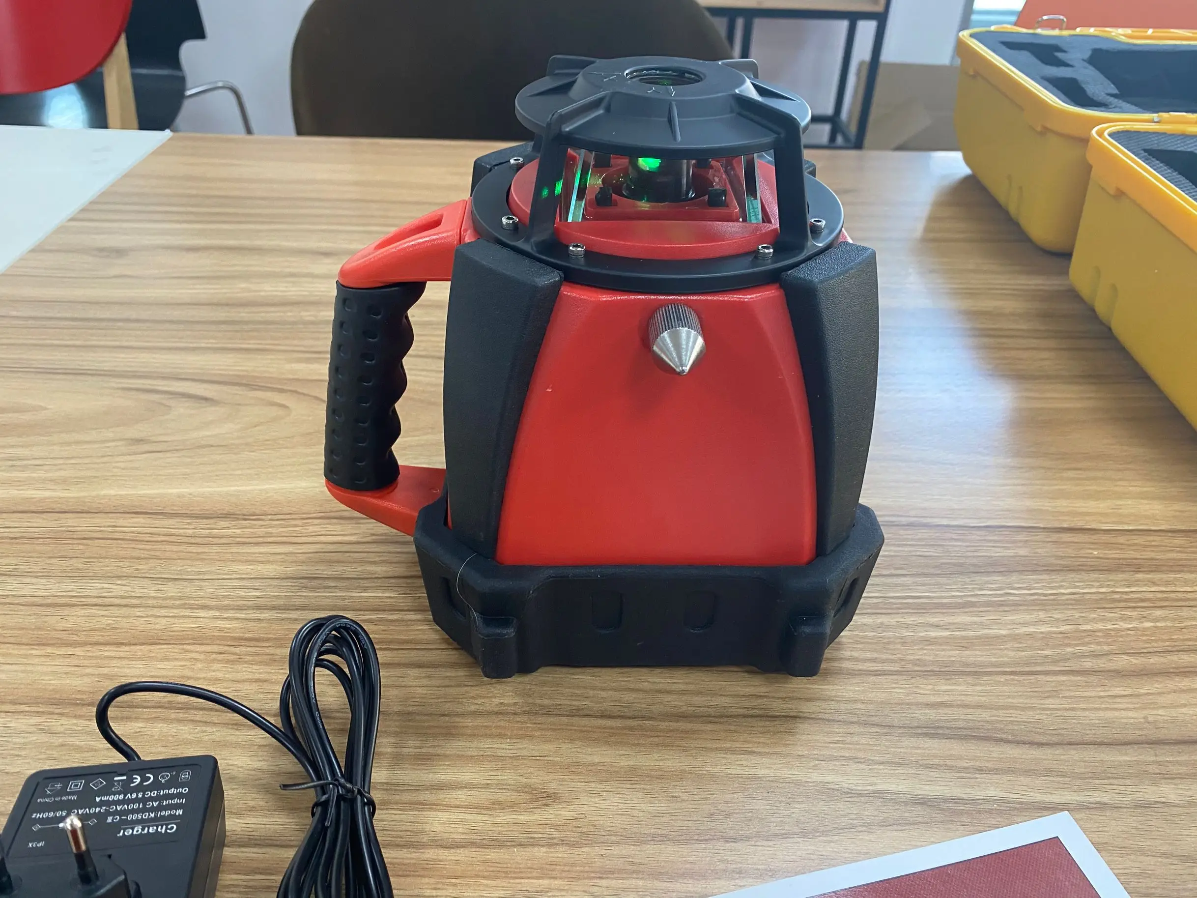 Heipoe HP207G Self-leveling Rotarying laser 500m working range Green Beam Rotary Laser Level with LCD