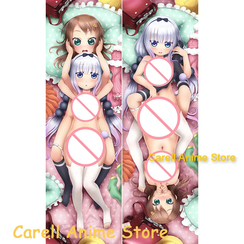 

Dakimakura Kanna Kamui Riko Saikawa Miss Kobayashi's Dragon Maid Anime Double-Sided Print Life-size Body Pillow Cover Gift