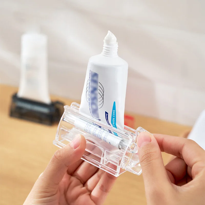 Toothpaste Squeezer Toothpaste Tube Wringer Multi-Purpose Toothpaste Dispenser Rolling Toothpaste Holder Stand