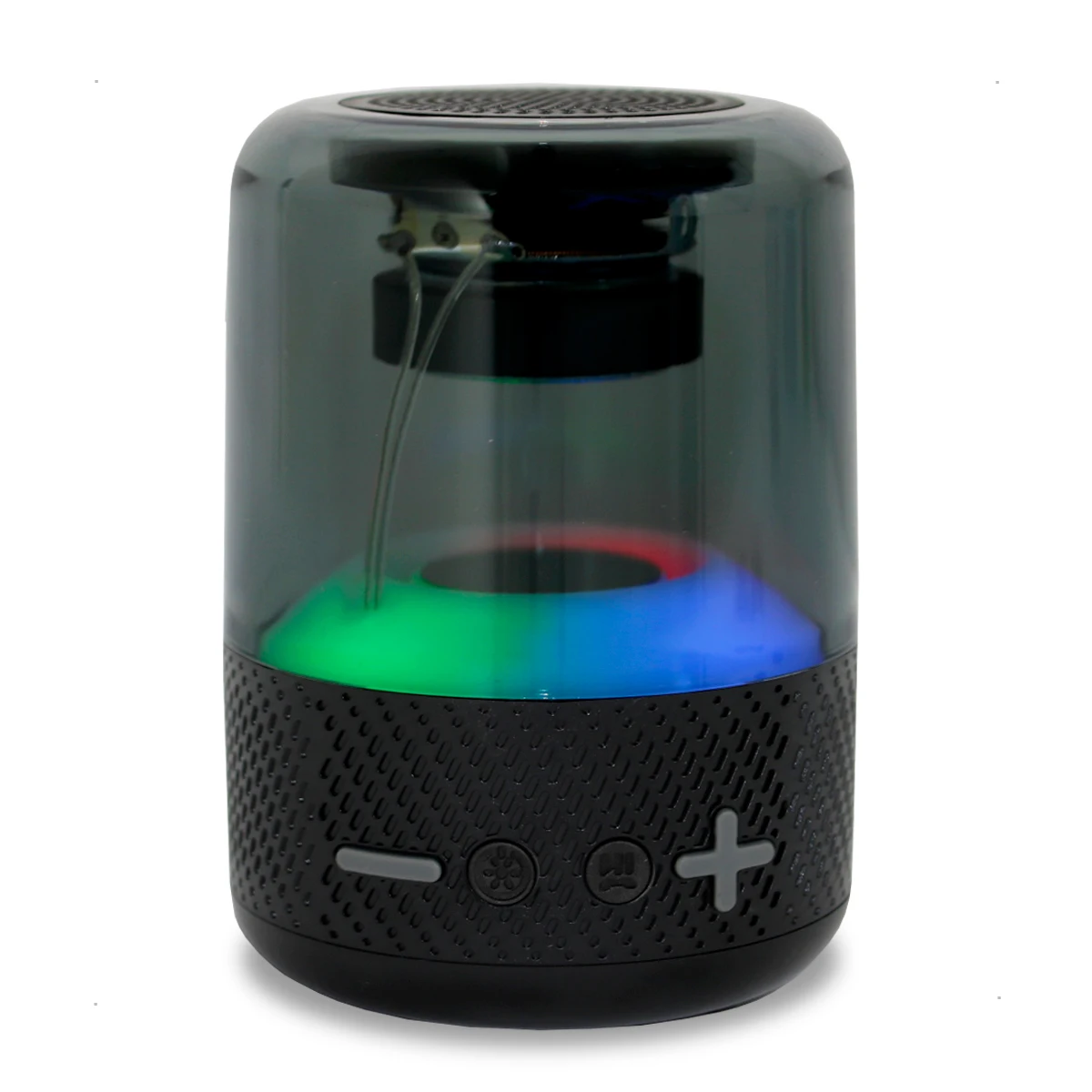 Mini Caixa De Som TWS Bluetooth LED RGB Portátil TF AUX USB Alta Qualidade  Preto Azul