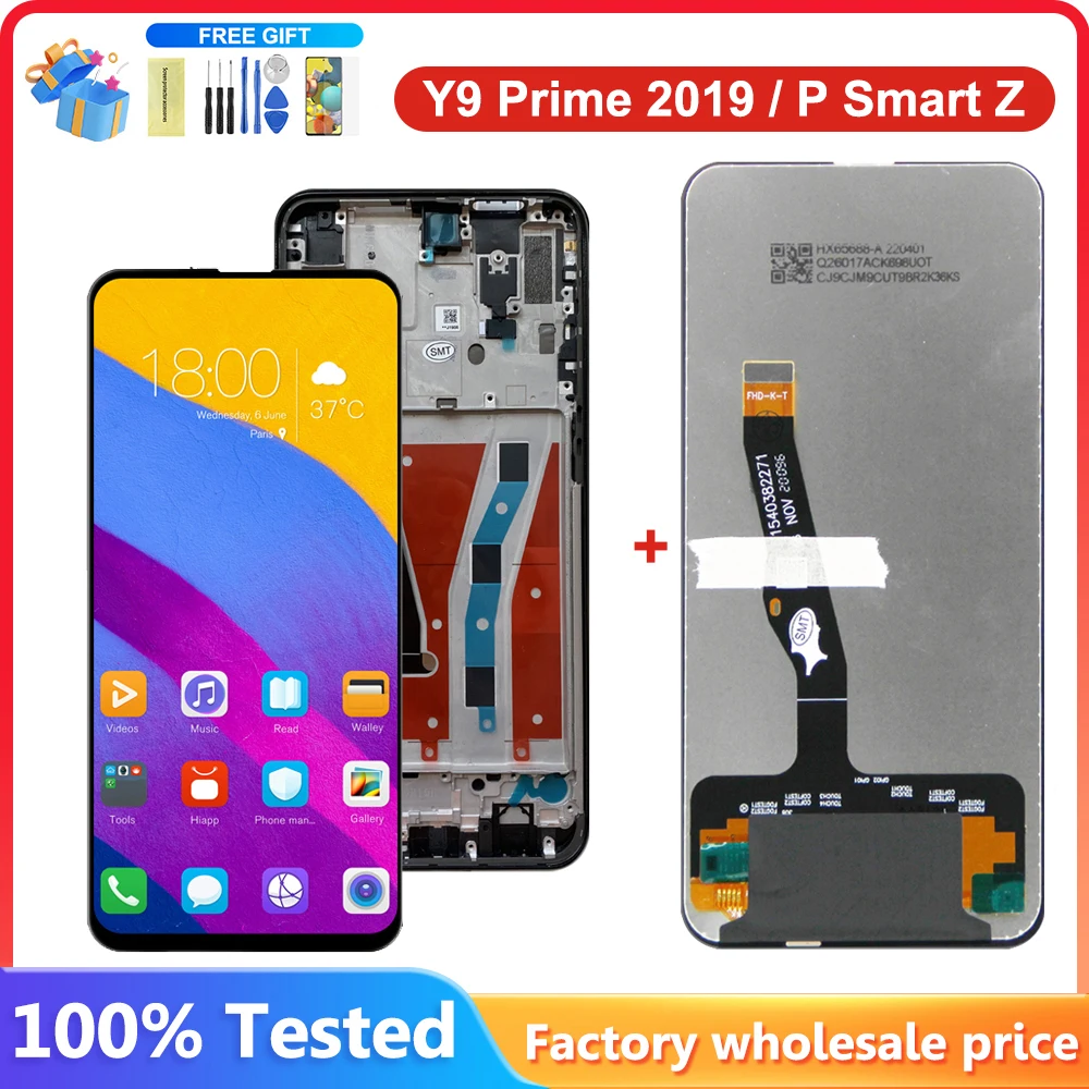 

6.59'' For Huawei Y9 Prime 2019 / Huawei P Smart Z LCD Display For Honor 9X (Global) STK-LX1 Touch Screen Digitizer Assembly