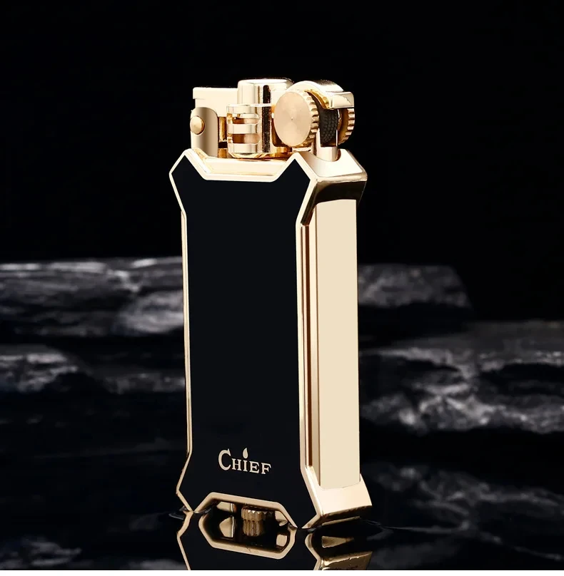 

Leader CF306 Resin Process Kerosene Lighter Metal Open Flame High-End Gift Lighter Outdoor Barbecue Cigar Men's Gift