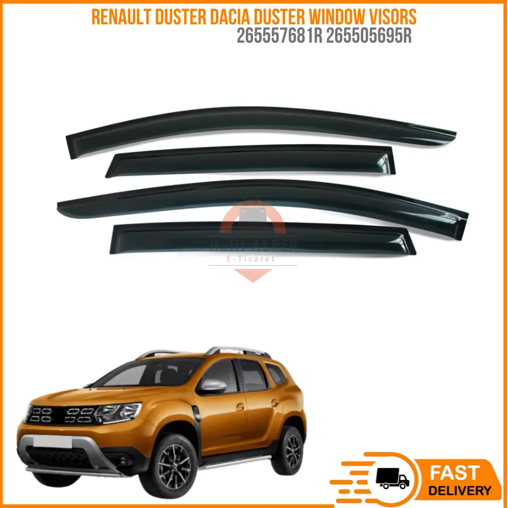 

Ветрозащитные козырьки для окон Renault Duster Dacia Duster, дефлектор от ветра и дождя, защитное стекло на вентиляционное отверстие для дверей автомобиля, стильный внешний вид