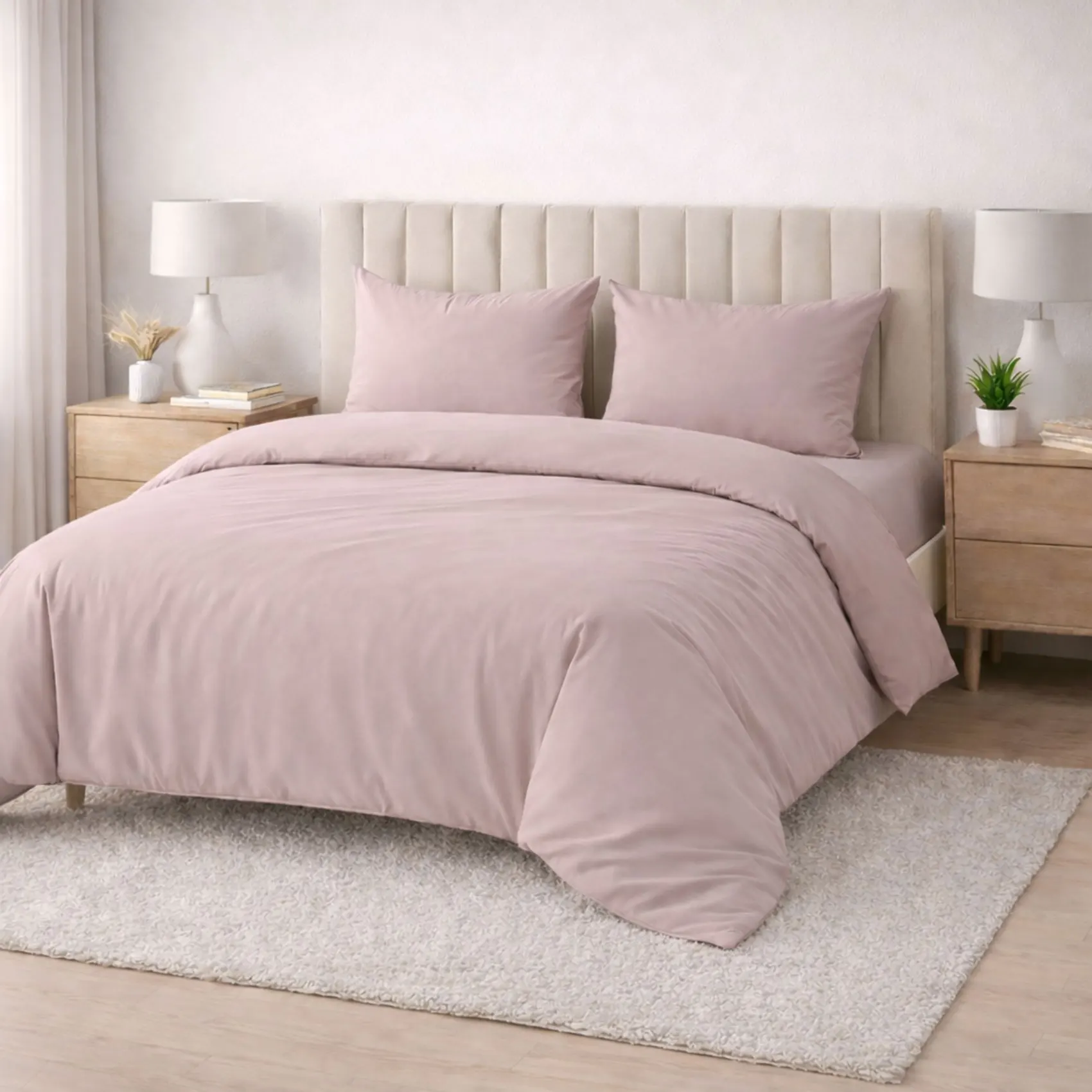 Funda Nordica para Cama 90-105-135-150-180cm  Microfibra Cepillada Suave – Juego de 3 - 4 Piezas con Funda de Edredon,Sabana Bajera,Funda de Almohada.