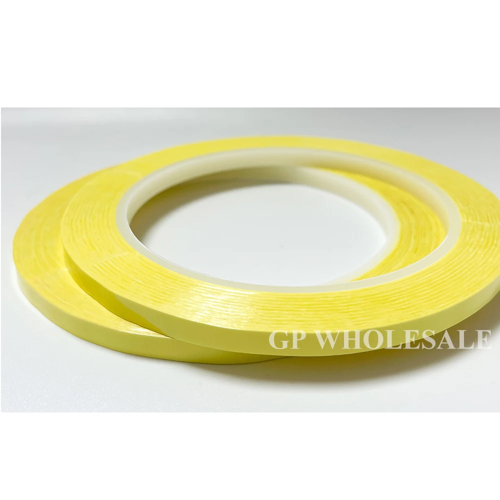 5pcs-7mmx66m-high-voltage-pet-mylar-tape-yellow-flame-retardant-insulation-adhesive-for-capacitor-power-supply-switching