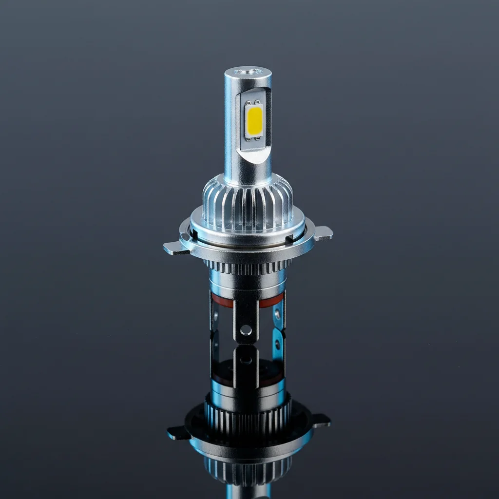 Lampen, H4 LED, H4 LED-lamp, P43t LED, LED-koplamp voor auto, 6000K witte LED, 12V 20W LED, Hoge en lage lichtbundel H4, COB LED-autolamp, Autolamp H4, Plug-and-Play LED, LED-lampen H4, LED-koplampen