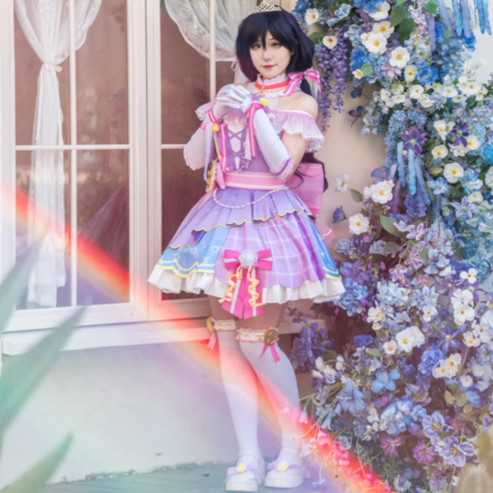Love Live นับถอยหลังคอสเพลย์เครื่องแต่งกายสําหรับผู้หญิง Nozomi Eli Kotori Honoka Umi Rin Maki Nico Hanayo ชุดแฟนซีปาร์ตี้ฮาโลวีนชุด