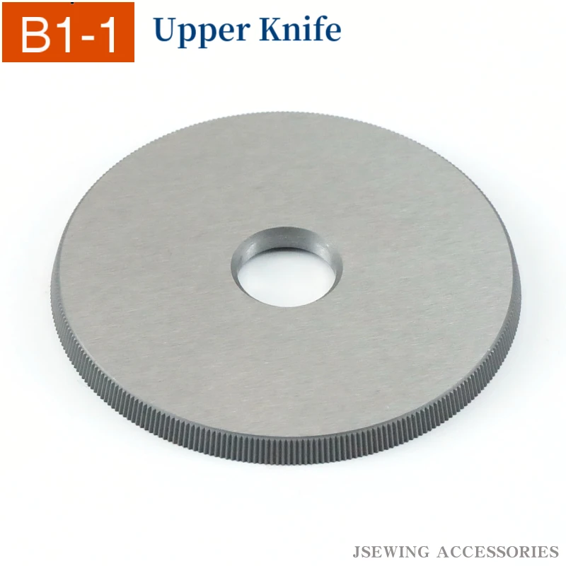 LU911B-B1 Upper and Lower Round Knife For Dino LU-911B, LU-922, LU-933, CF-911 Rib Cutter Strip Cutting Machine Strong H Blade