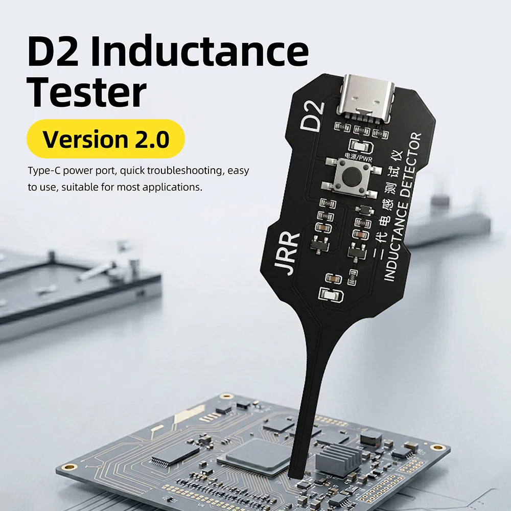 Type-C Inductor Detector Tool Motherboard Coil Tester for phone motherboard Repair Electromagnetic Induction Quick Fault Check image 4