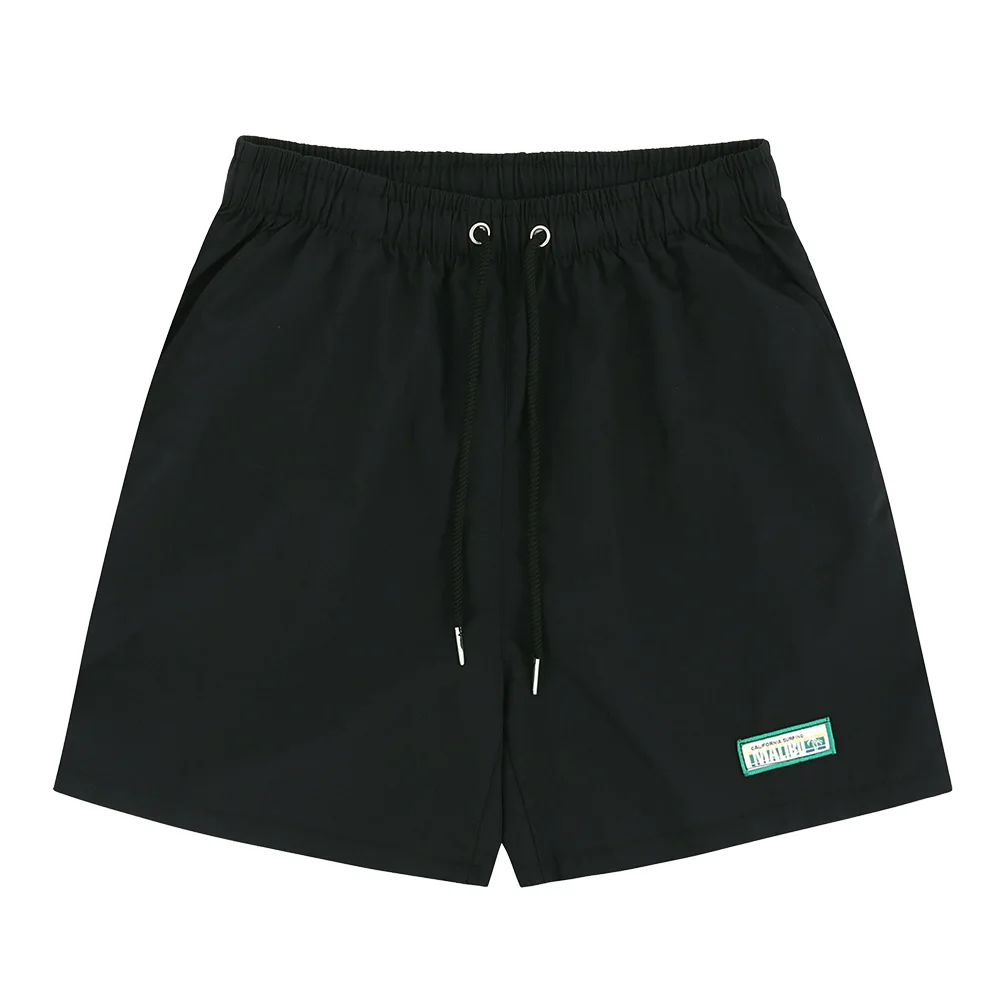 Paragona Men Women Malibu Nylon Beach Elastic Waist Shorts