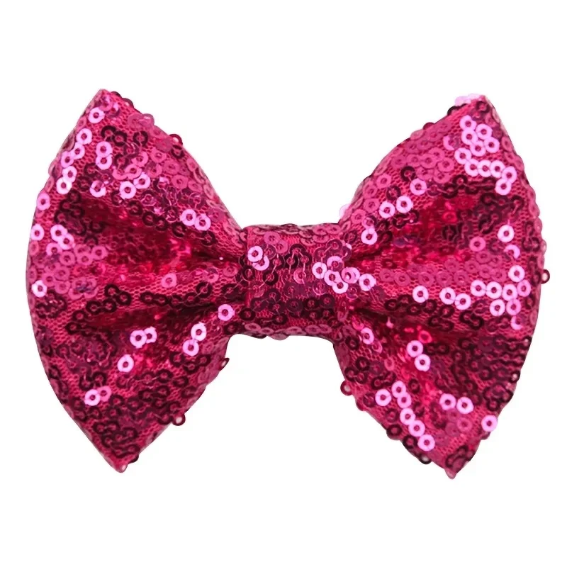 Offres spéciales 5 "paillettes nœuds avec/sans Clips Barrettes chics bricolage accessoires de cheveux pinces à cheveux pour les femmes