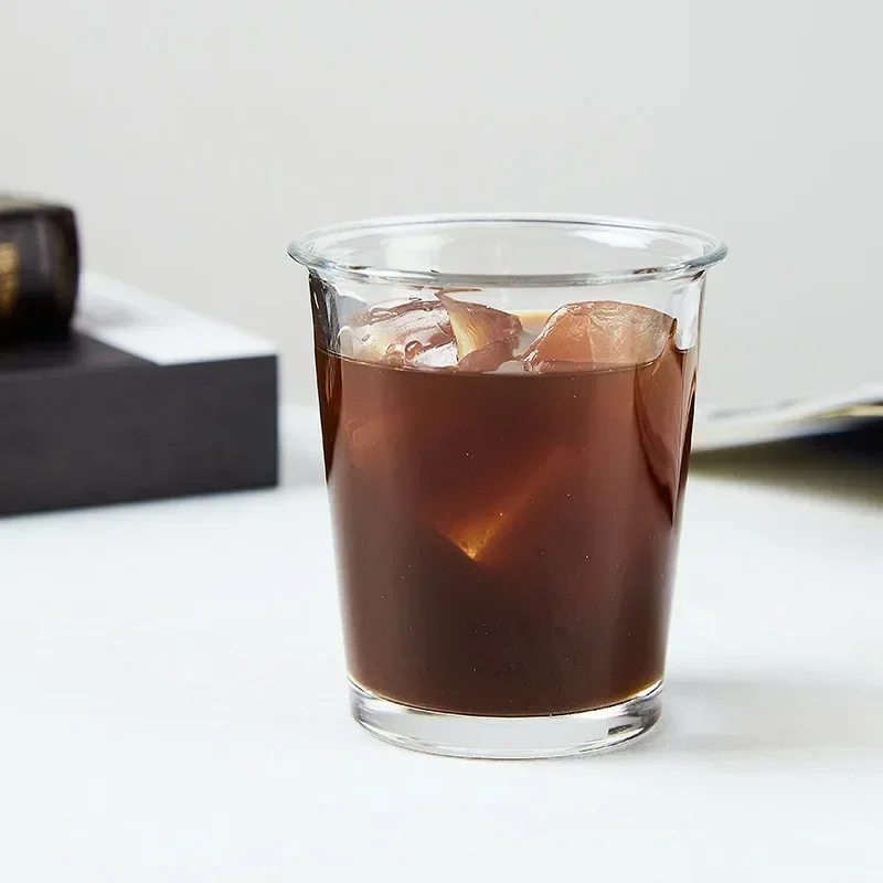 Koffiekopje Gekrulde Latte Cups Huishoudelijke Glazen Drinkwaren Sap Melk Eenvoudige Mok Transparante Waterflessen Glaswerk Kopjes Koffiewerk - afbeelding 2