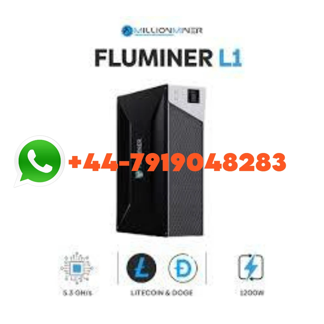 ОРИГИНАЛЬНЫЙ Fluminer L1 5.3GH1200W LTC+DOGE+BEL ASIC MINER