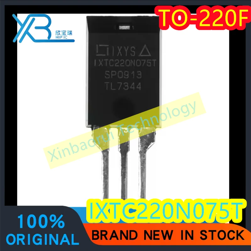 (4/20pieces) IXTC220N075T 220N075 TO-220F MOS tube brand new original electronics spot