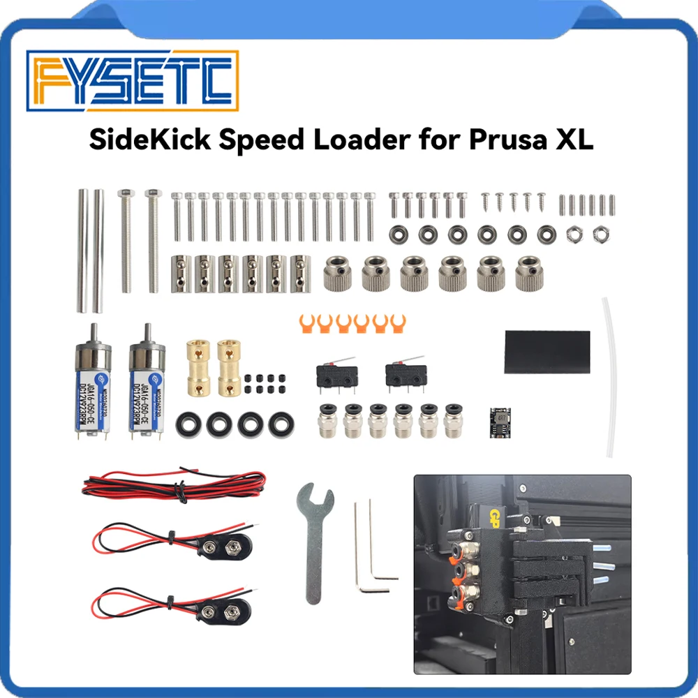 SideKick Speed Loader for Prusa XL 3D Printer  Multi Filament Loading System DIY Upgrade Kit, Replacement Parts Accessories
