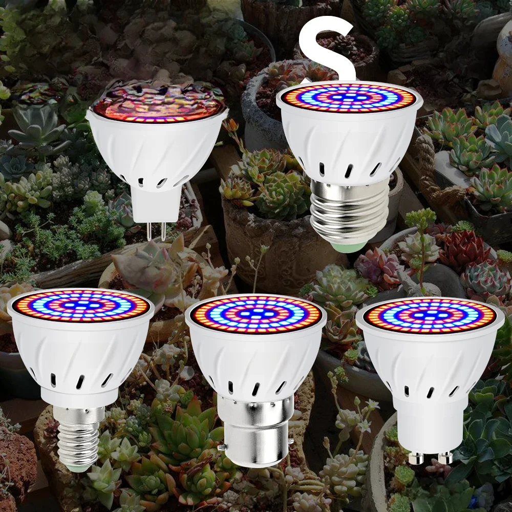 220V LED Plant Grow Light Bulb Full Spectrum Phytolamp Flower Seeds Hydroponic Growth Lamp For Indoor Plant Cultivation Growbox