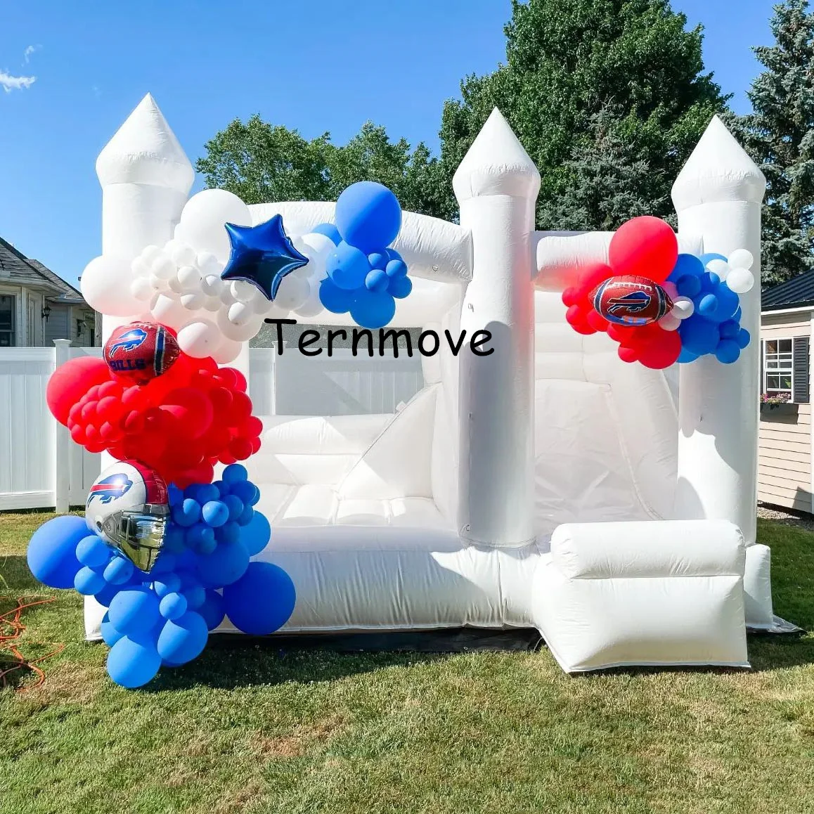 white inflatable trampoline jumping playground,castle Moonwalk Jumper,Inflatable Playground Inflatable Bouncer Bouncy House