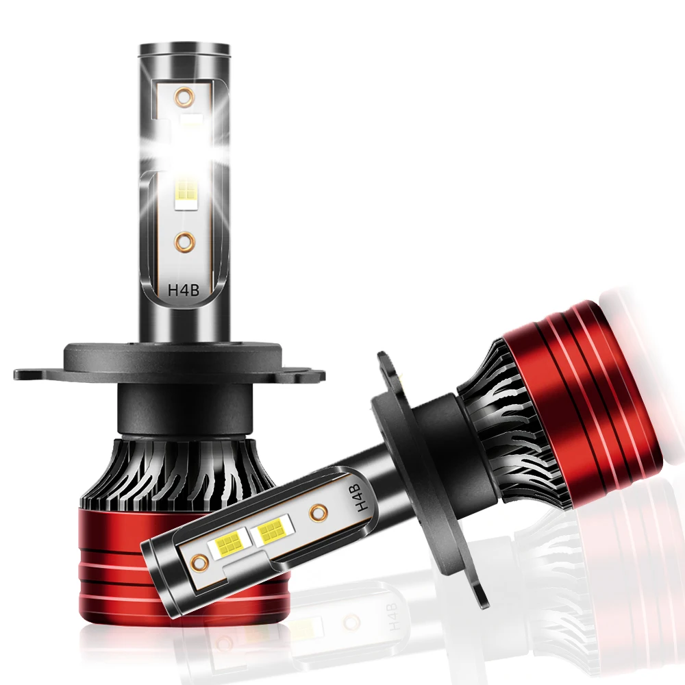 20000LM Super Bright Imported 3570 CSP Chip LED Headlights Hi/Lo Beam H4 Turbo Car Lamp 6000K White For Volvo 850 1995-1997