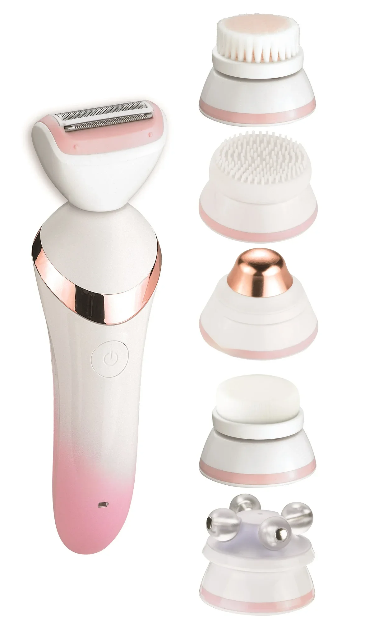 Joca. Conjunto de beleza com o qual você pode obter, esfoliar e massagear o corpo, rosto e olhos